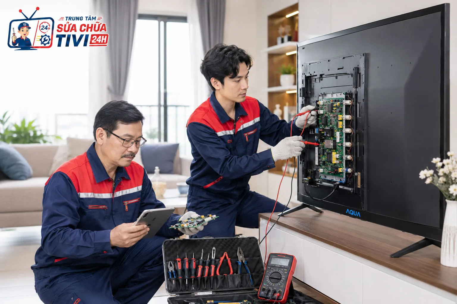 Dịch vụ sửa chữa tivi Aqua